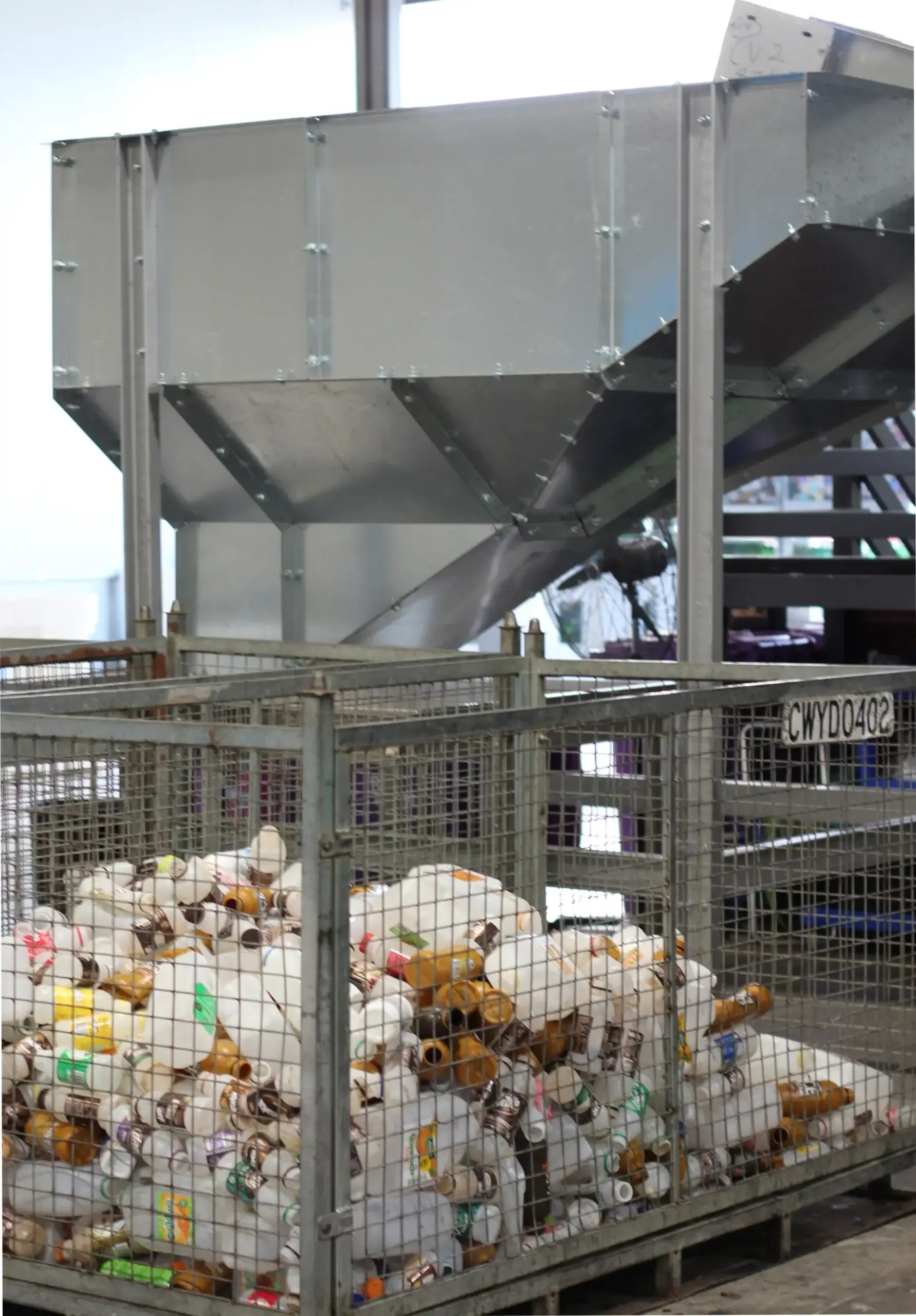 recycling hopper